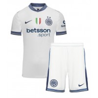 Maglie da calcio Inter Milan Alessandro Bastoni #95 Seconda Maglia Bambino 2024-25 Manica Corta (+ Pantaloni corti)